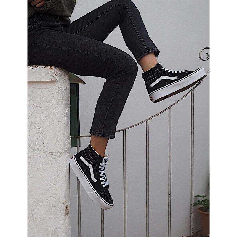Chaussures Vans Montante Vans Sk8 Hi Platform Femme Des Baskets