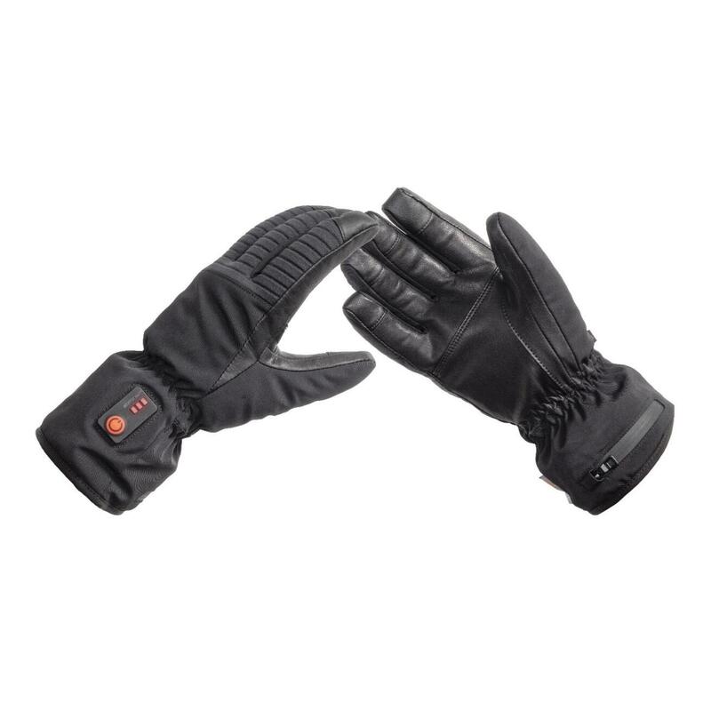 EVO-3 Guantes de esquí de piel calefactados para adulto