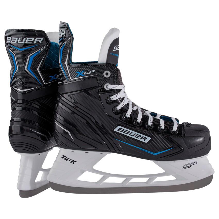 Bauer - Patin De Hockey Bauer X-lp Adulte - Patins De Hockey - Blanc|bleu|noir - 8 - Eu 43 - Decathlon