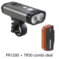 Ravemen LS25 ensemble d'éclairage combiné phare de vélo PR1200 + TR50