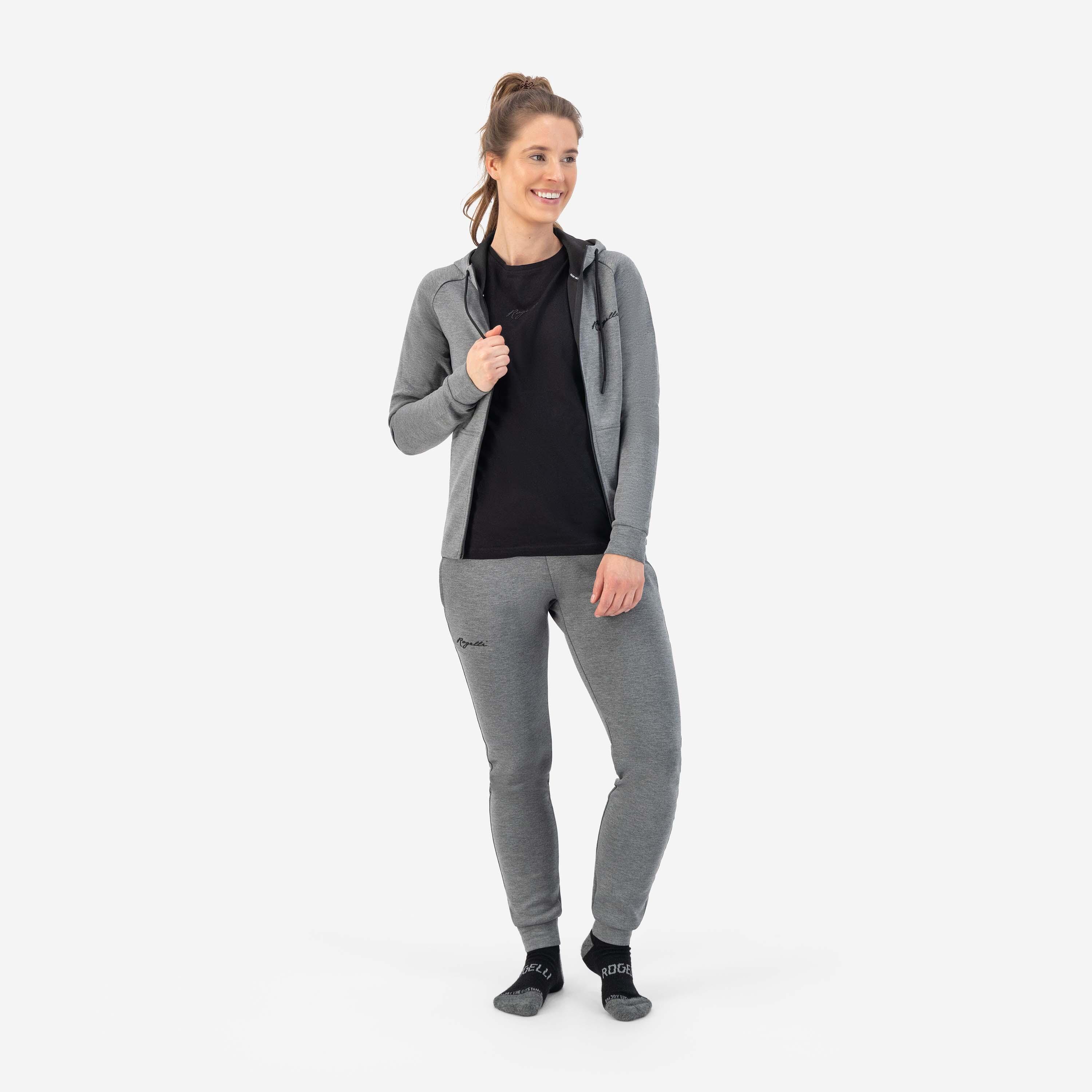 Rogelli - Hoodie Zippe Femme - Training Ii - Sweat-shirt - Gris - 36 Xs - Decathlon