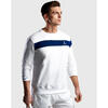 Sweat-Shirt de Tennis/Padel Organique Homme Blanc