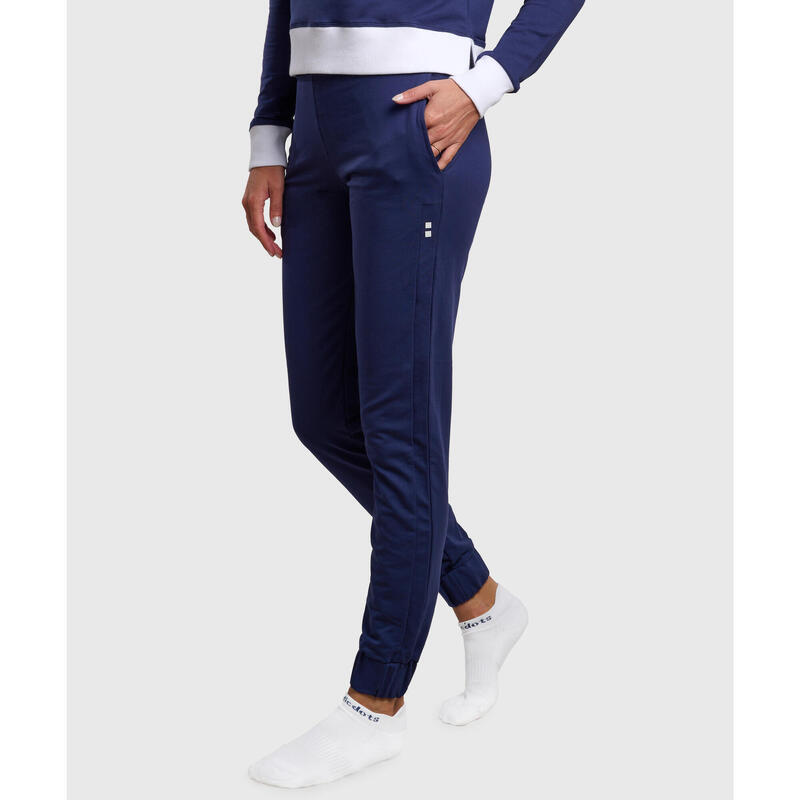 Joggers Organico Tennis/Padel Donna Navy