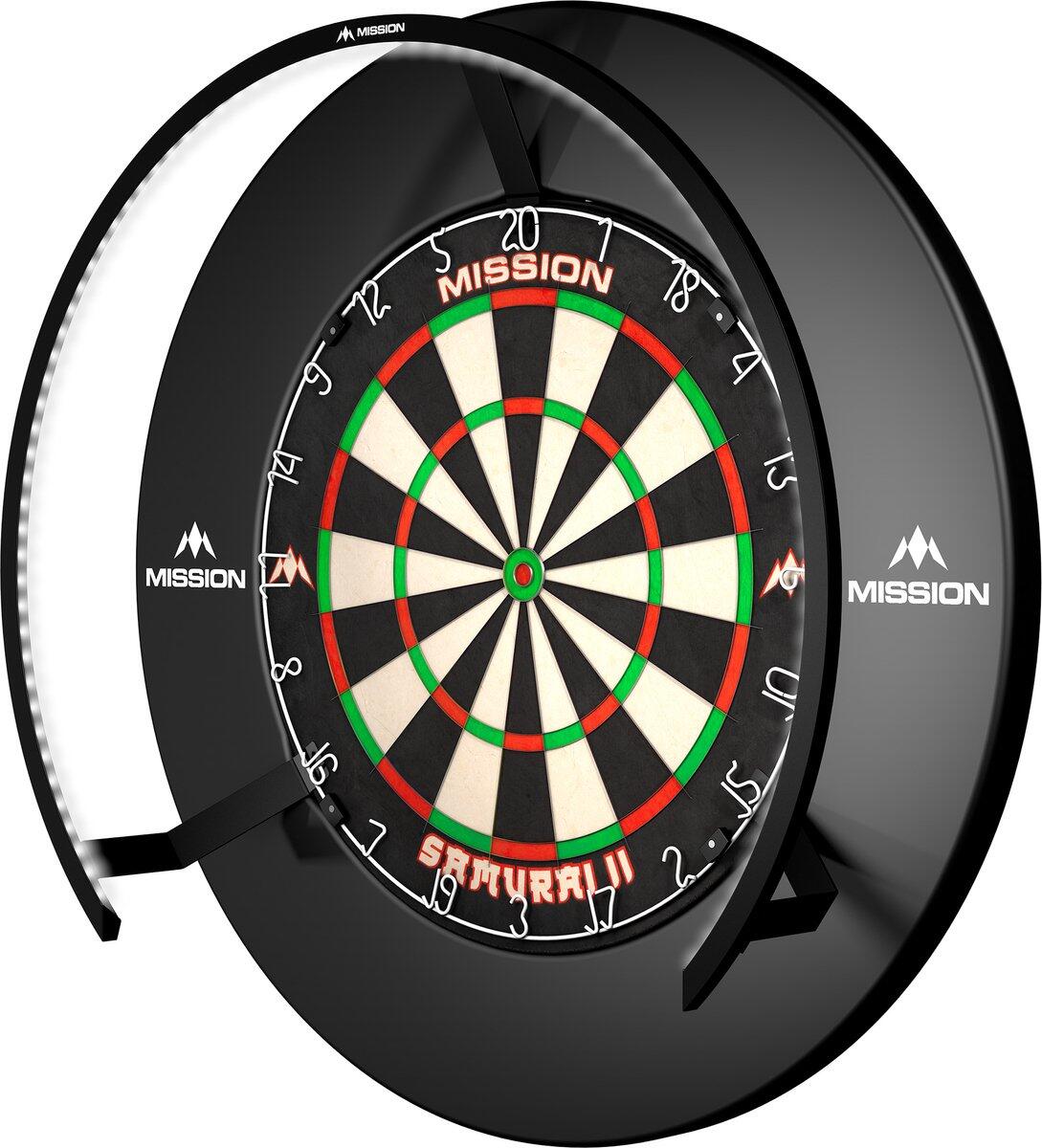 Mission Torus 270 Dartboard Lighting - Bright White Light 3/7