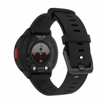 Pacer 跑步手錶 - 黑色