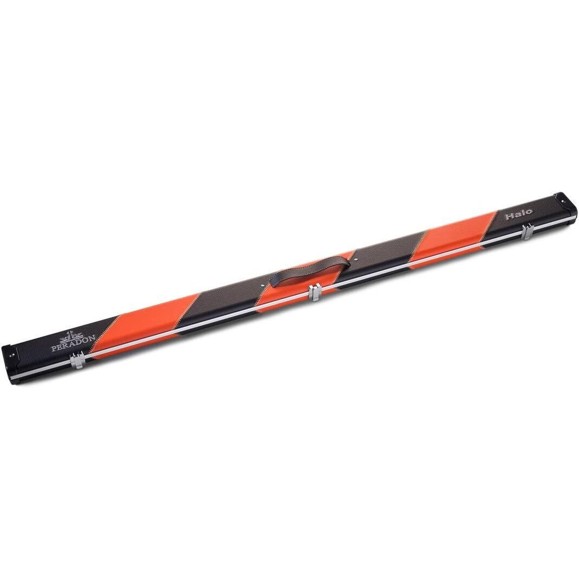 PERADON PERADON HALO 3/4 BLACK & ORANGE STRIPE SNOOKER/POOL CASE