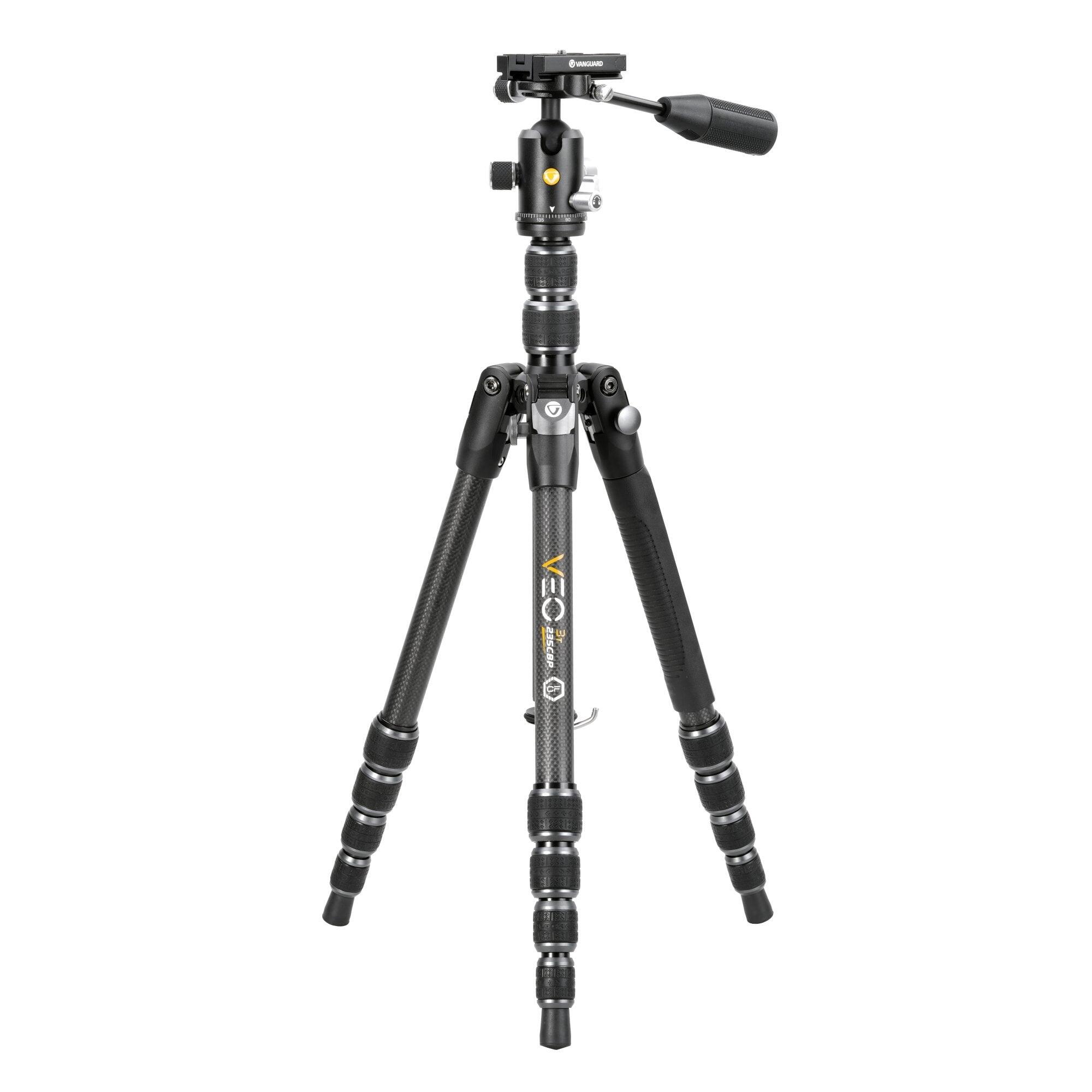 VEO 3T 235CBP Carbon Travel Tripod with Ball/Pan Head - 8kg Max Load 1/5