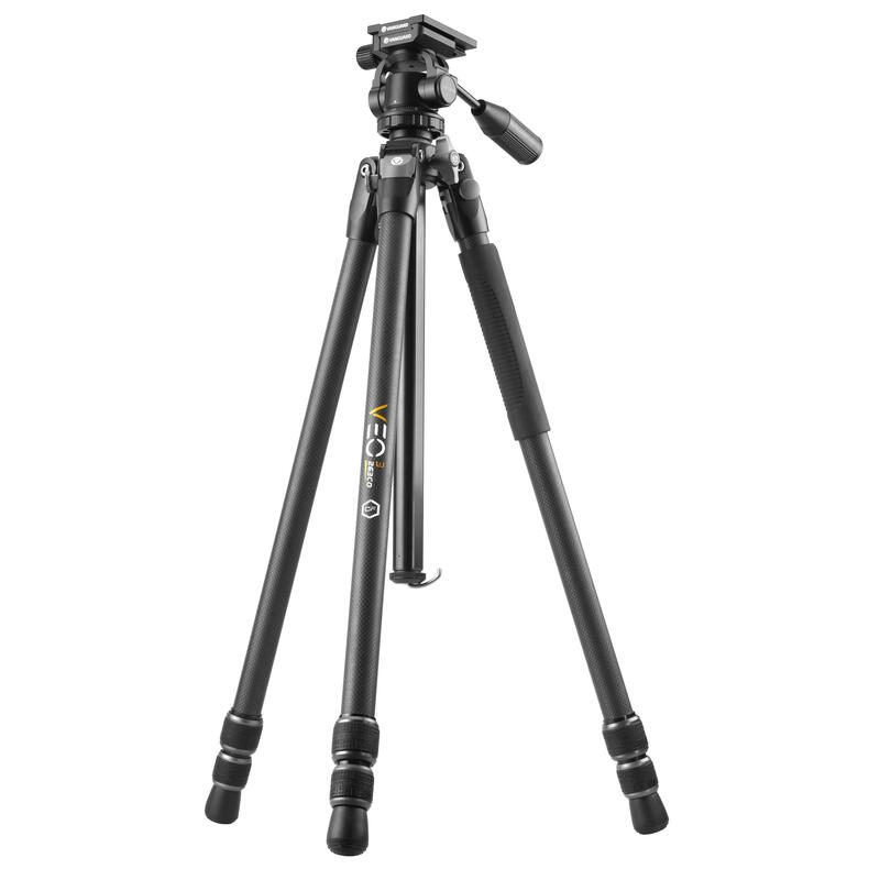 Trípode aluminio rótula observación telescopio Vanguard Veo 3 263CO