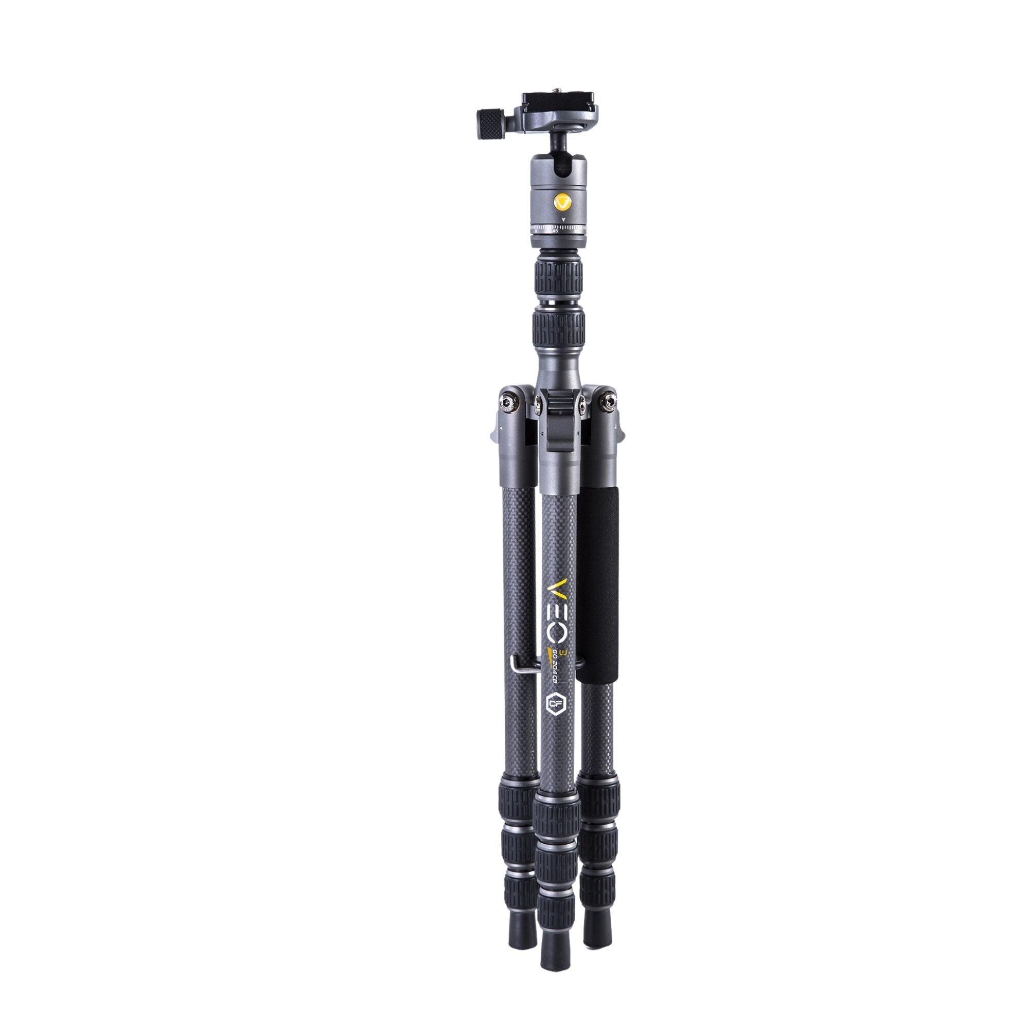 VANGUARD Trípode viaje compacto aluminio rótula bola Vanguard Veo 3GO 204AB
