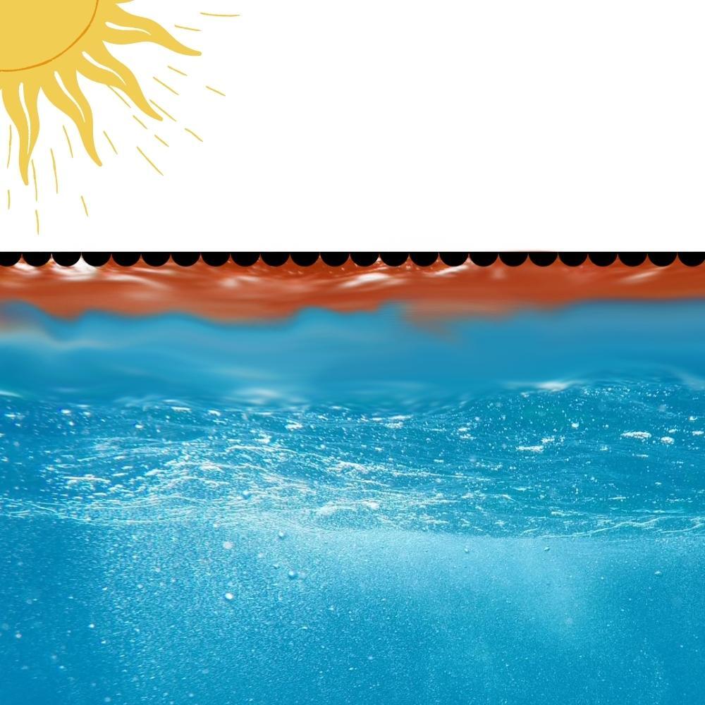 Comfortpool Solar PRO 200 micron Ø 366 cm afdekzeil zwart 3/4