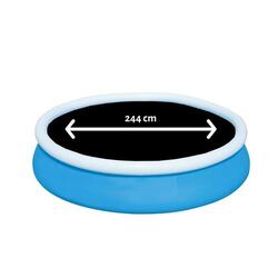 Piscine ronde Comfortpool Pro Tapis solaire ø237 cm - noir