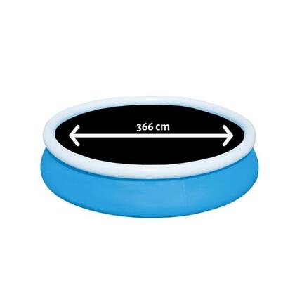 Piscine ronde Comfortpool Pro Tapis solaire ø356 cm - noir