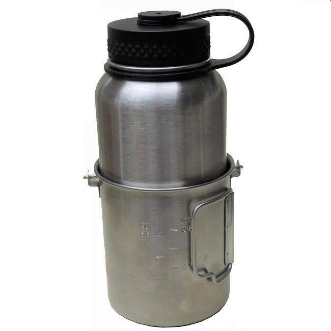 TBS Outdoor 750ml RVS Billycan / Beker met Hengsel