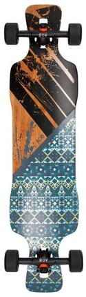 Longboard AOB, Asym Flower 5-plis érable + fibre de verre