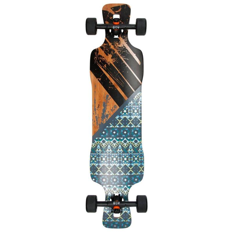 Faire du Skateboard  Longboard  38.5 Zoll  Asym Flower