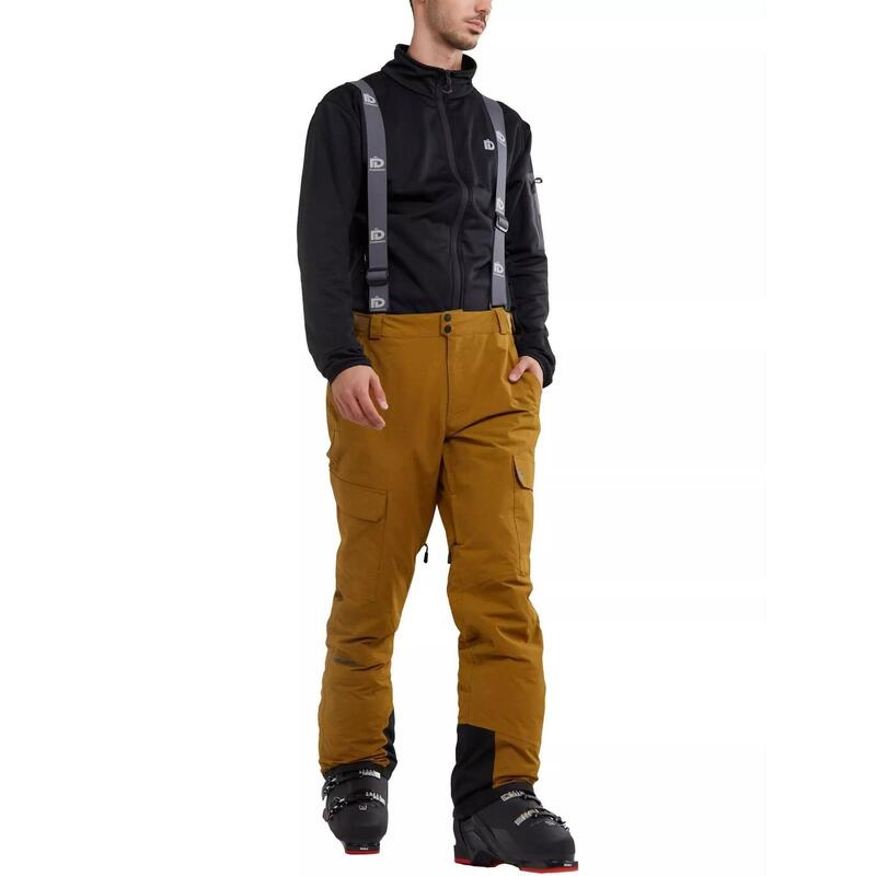 Pantaloni de schi Sierra Colourblock Pants - maro barbati
