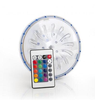 Piscine en acier projecteur à LED coloré