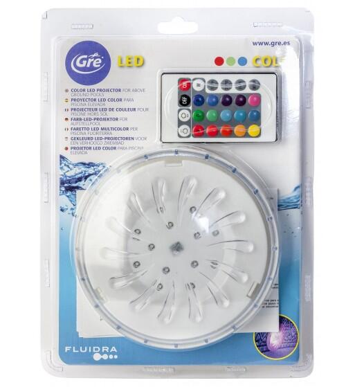 LED color (15 colores + blanco) de bajo consumo con imán + mando para piscinas 2/5