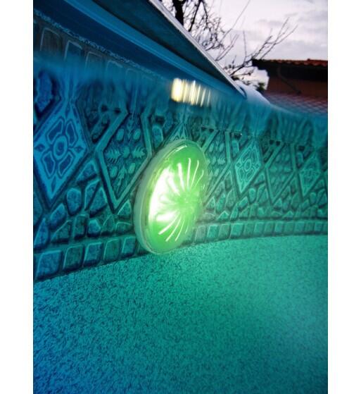 LED color (15 colores + blanco) de bajo consumo con imán + mando para piscinas 3/5