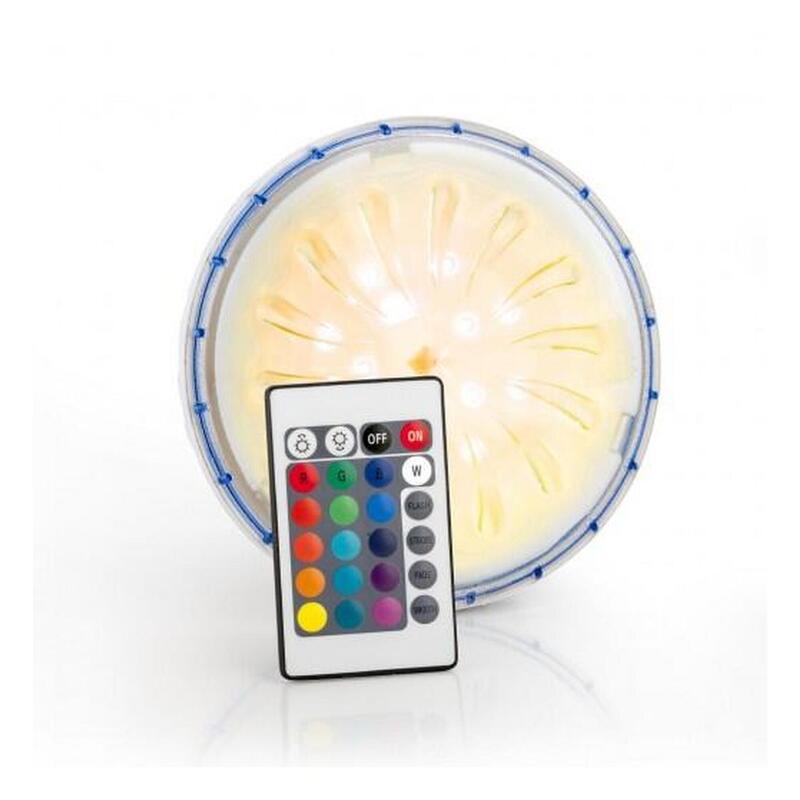 LED color (15 colores + blanco) de bajo consumo con imán + mando para piscinas