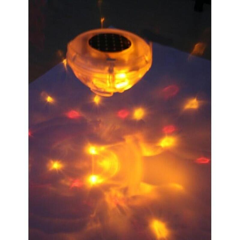 Lámpara fantasía flotante solar con pilas recargables blanco y de colores