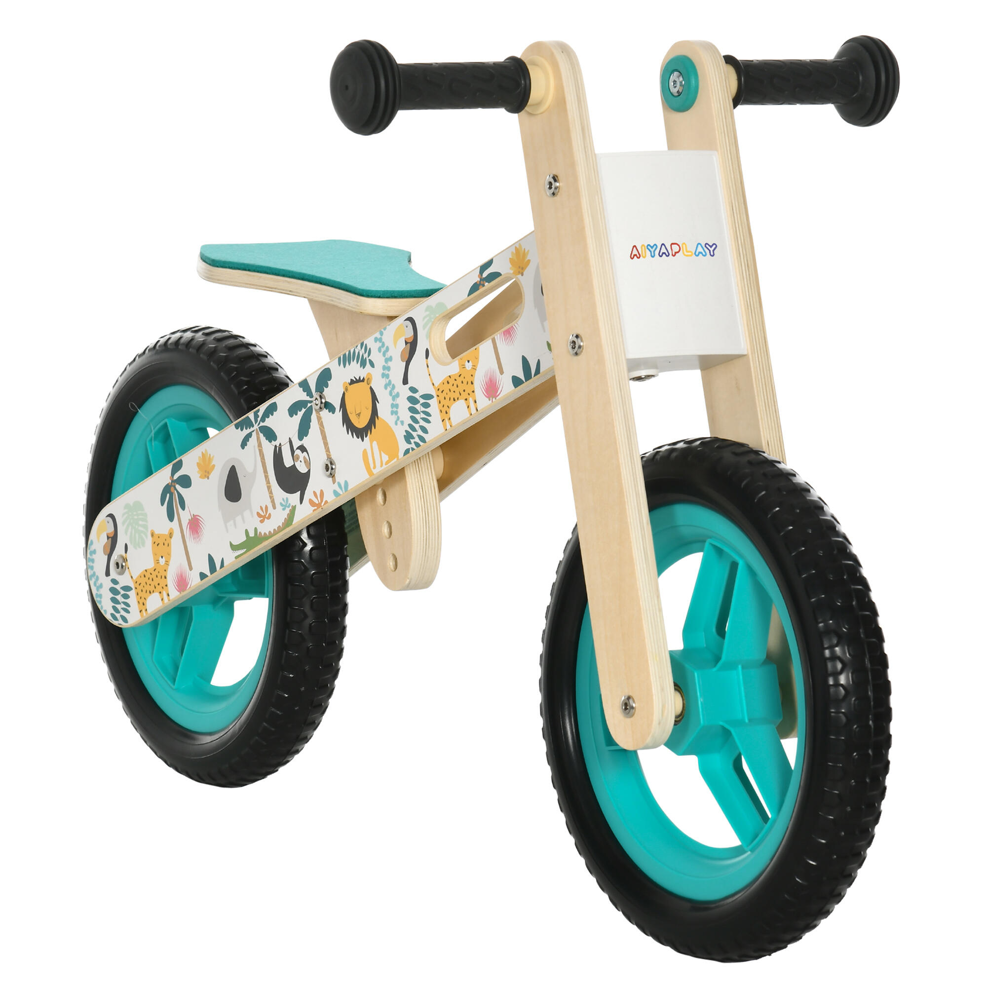 Bicicleta sin Pedales AIYAPLAY 87x37x50 cm Turquesa Decathlon
