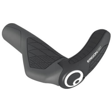 Ergon gs3-s handvatten zwart voor fietsers