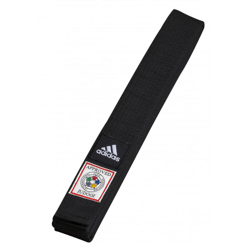 Adidas - Ceinture Noire Judo Adidas Ijf - Ceinture De Kimono - Blanc|noir - 280 Cm - Decathlon