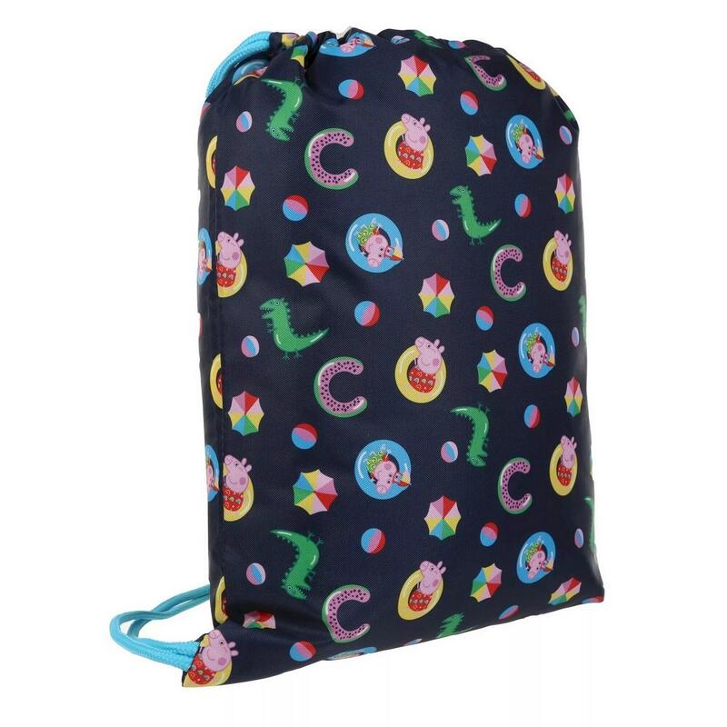 Mochila de Cuerdas Peppa Pig para Niños/Niñas Marino