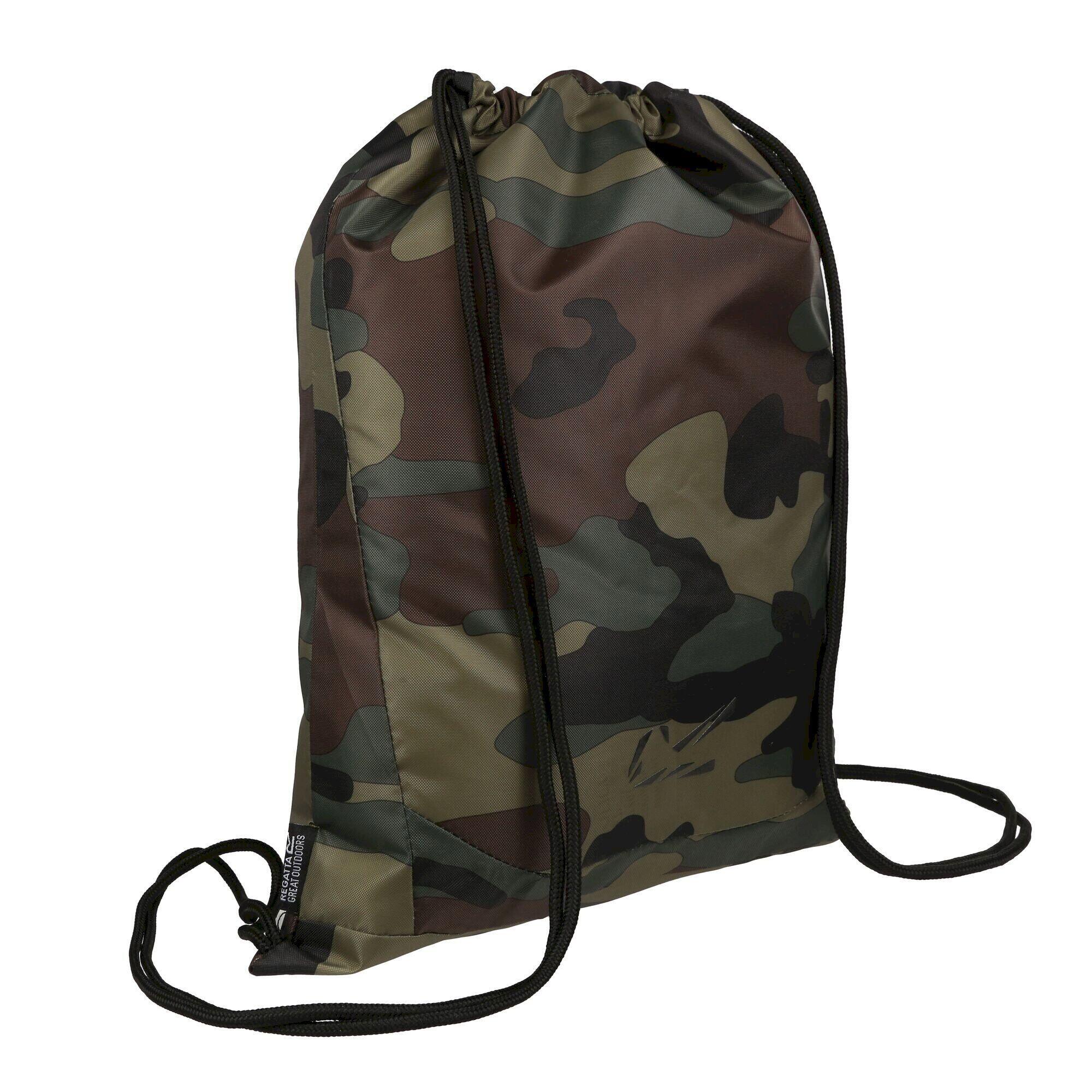 Shilton Camo Drawstring Bag (Military Green) 3/4