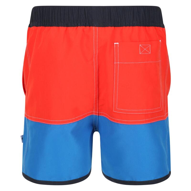 Short de bain SERGIO Enfant (Rouge vif / Bleu vif)