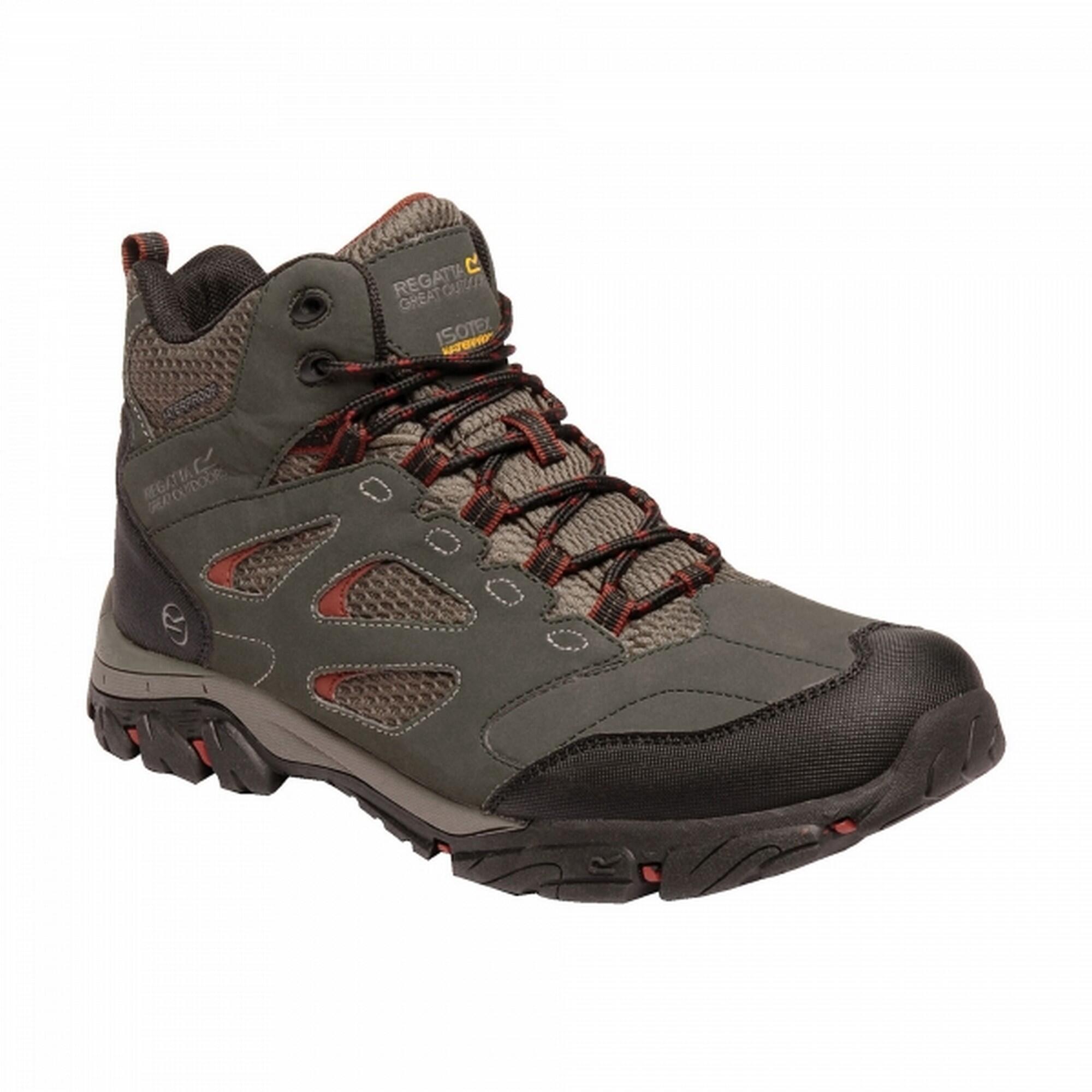 Mens Holcombe IEP Mid Hiking Boots (Bayleaf/Oat) 3/5