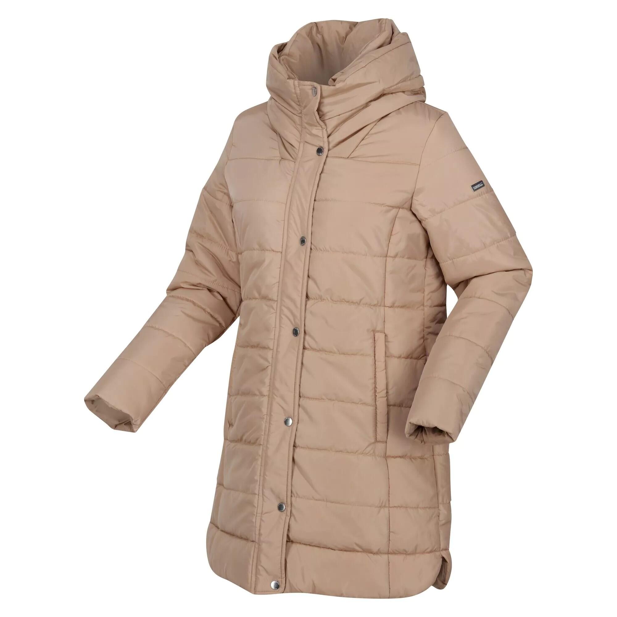 Womens/Ladies Pamelina Padded Jacket (Moccasin) 3/5