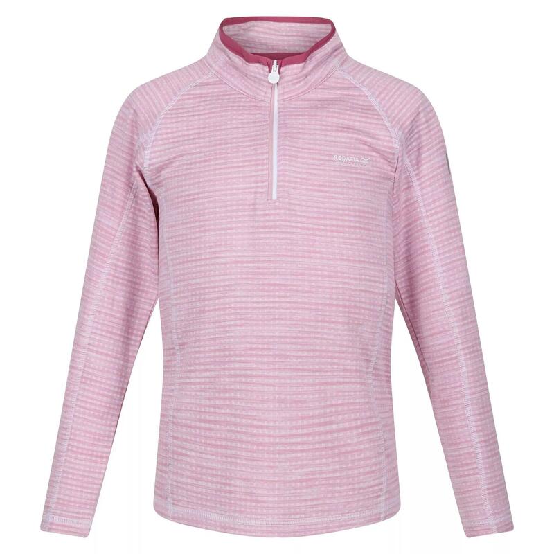 Kinderen/Kinderen Berley Half Zip Top met lange mouwen (Geurige sering)