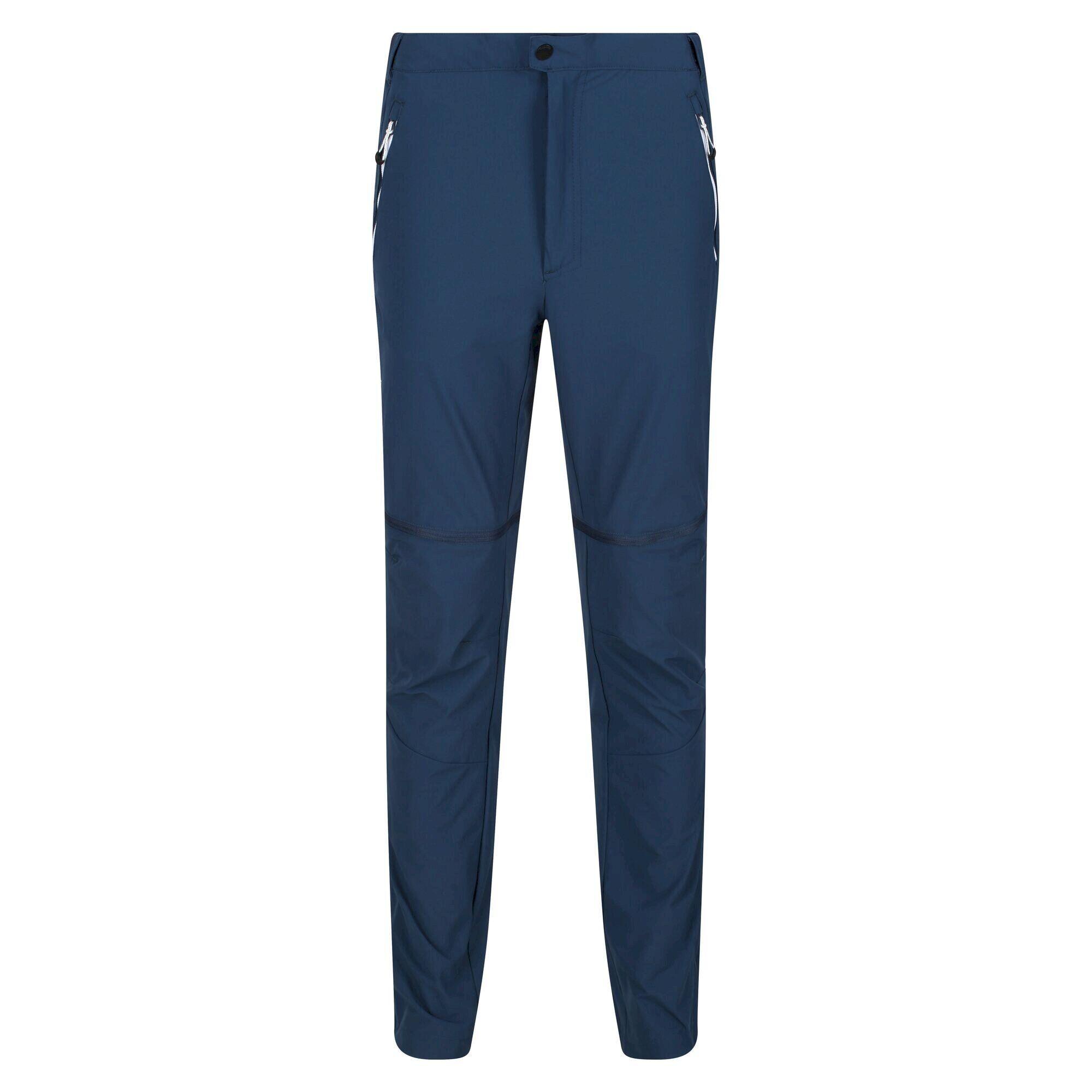 REGATTA Mens Mountain ZipOff Trousers (Moonlight Denim)