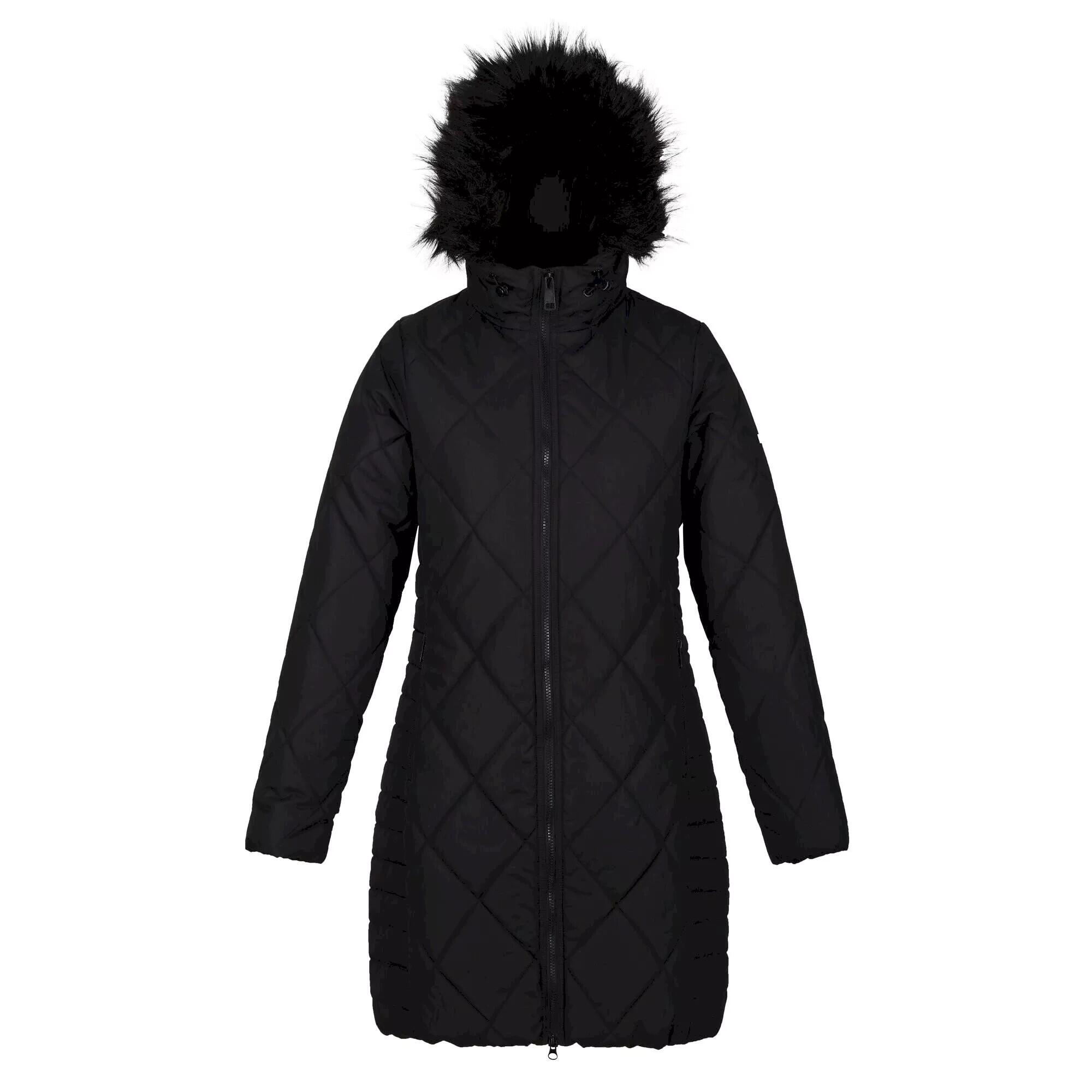 Womens/Ladies Fritha II Insulated Parka (Black) 1/4