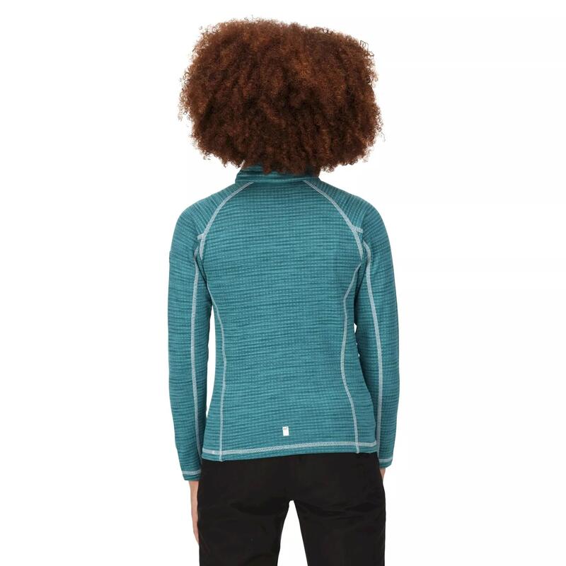 Kinderen/Kinderen Berley Half Zip Top met lange mouwen (Pagode Blauw)