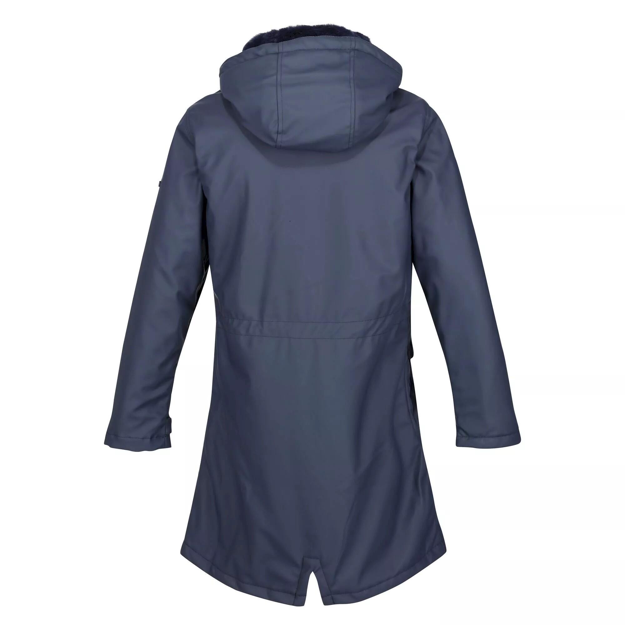 Womens/Ladies Fabrienne Insulated Parka (Navy) 2/5