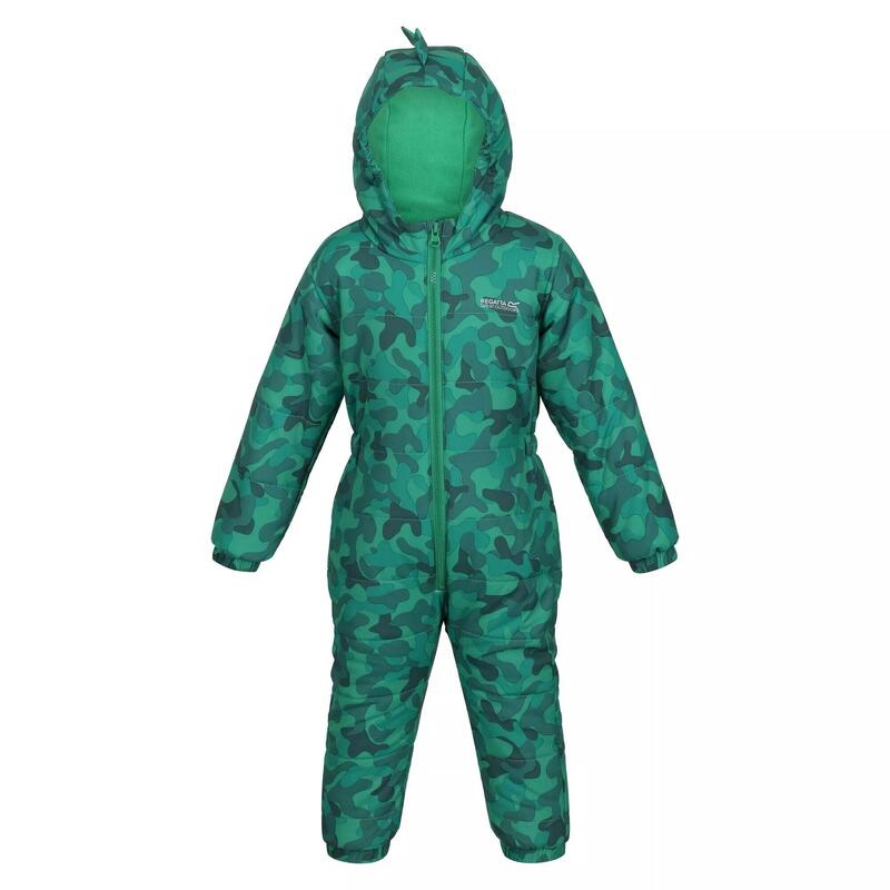 Tuta Da Pioggia Camo Bambini Regatta Penrose Jellybean Green