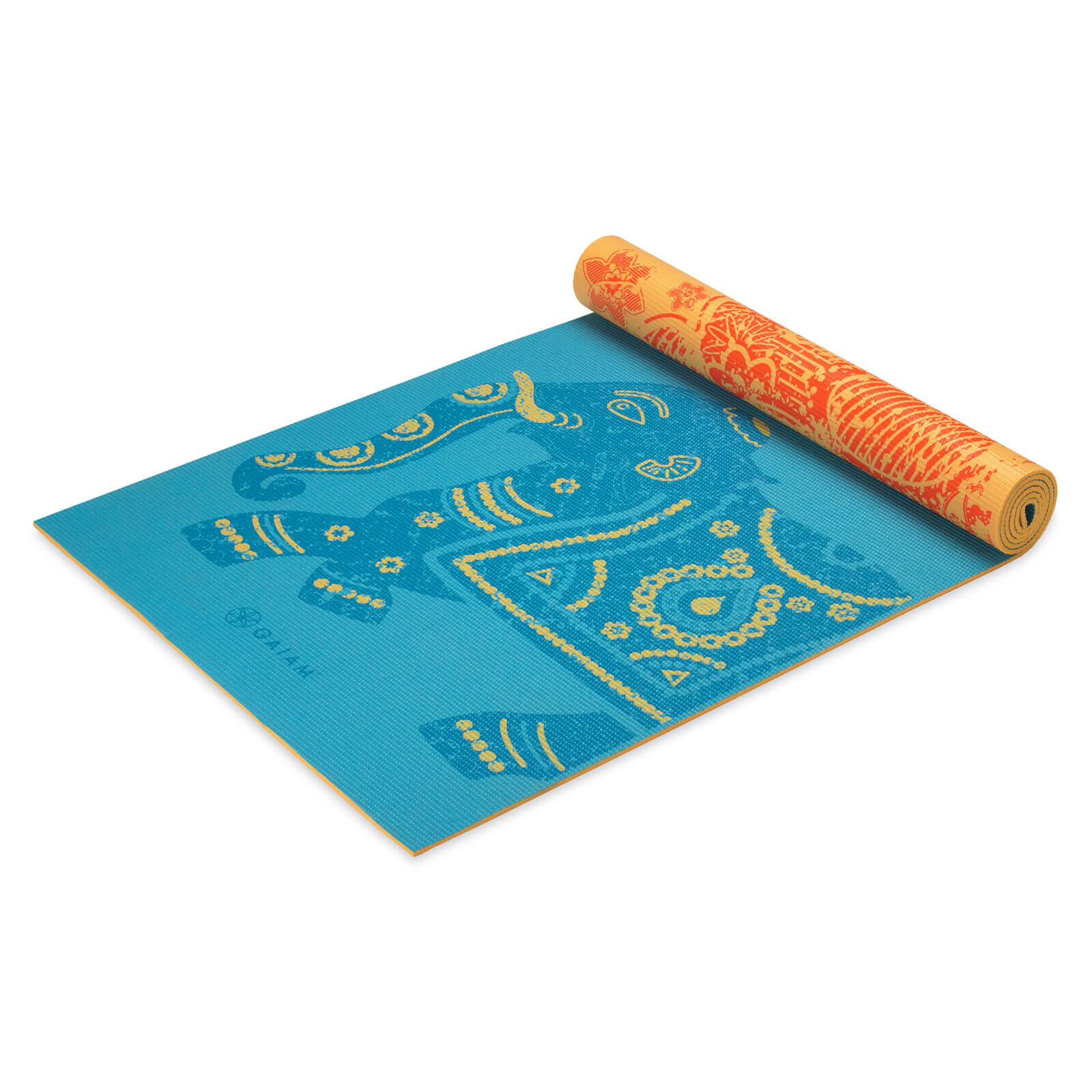 Gaiam Reversible Elephant Yoga Mat 6mm 4/7