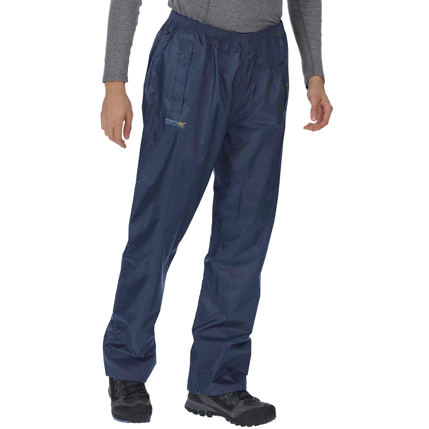 Great Outdoors Mens Outdoor Classics Stormbreak Waterproof Overtrousers (Navy) 4/5