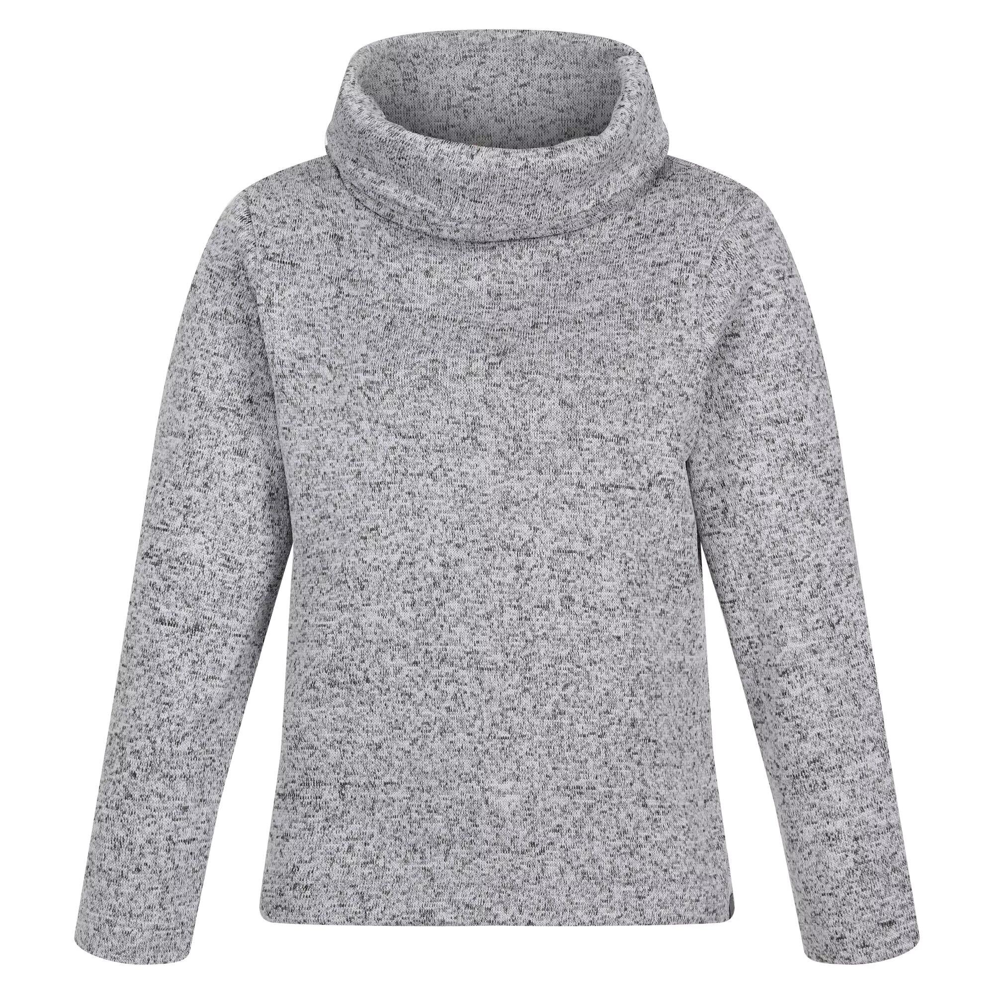 REGATTA Womens/Ladies Hedda Marl Cowl Neck Fleece Top (Cyberspace)