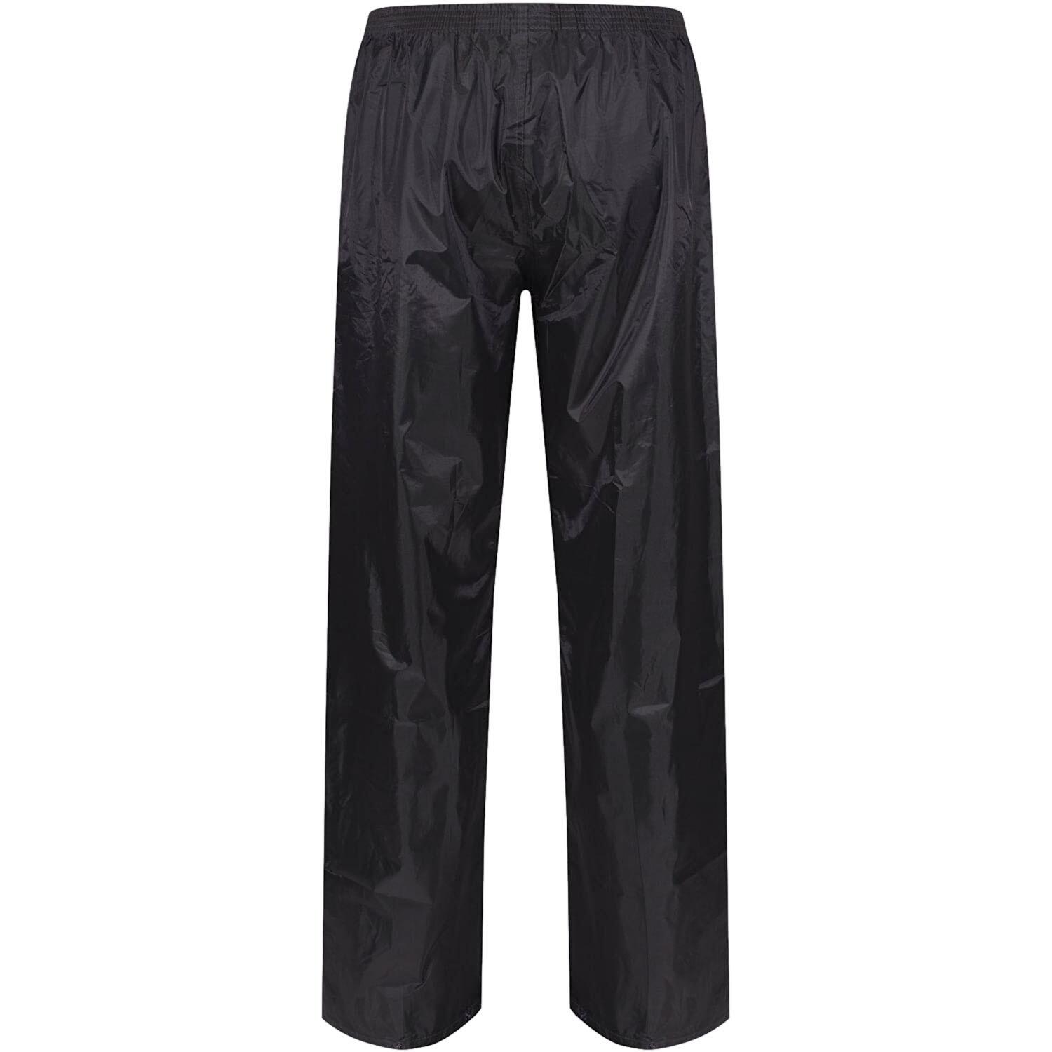 Men's waterproof overtrousers (Black)