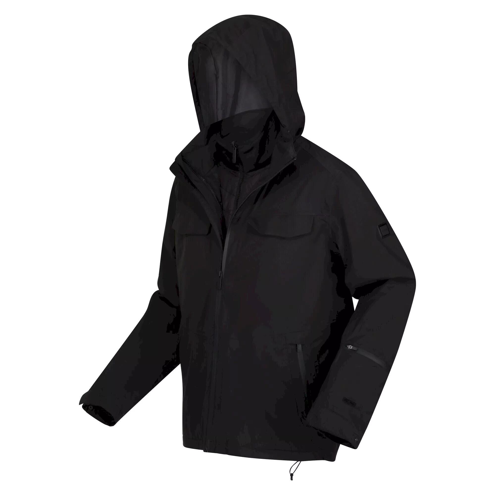 Men's BRITELY waterproof jacket (Black)