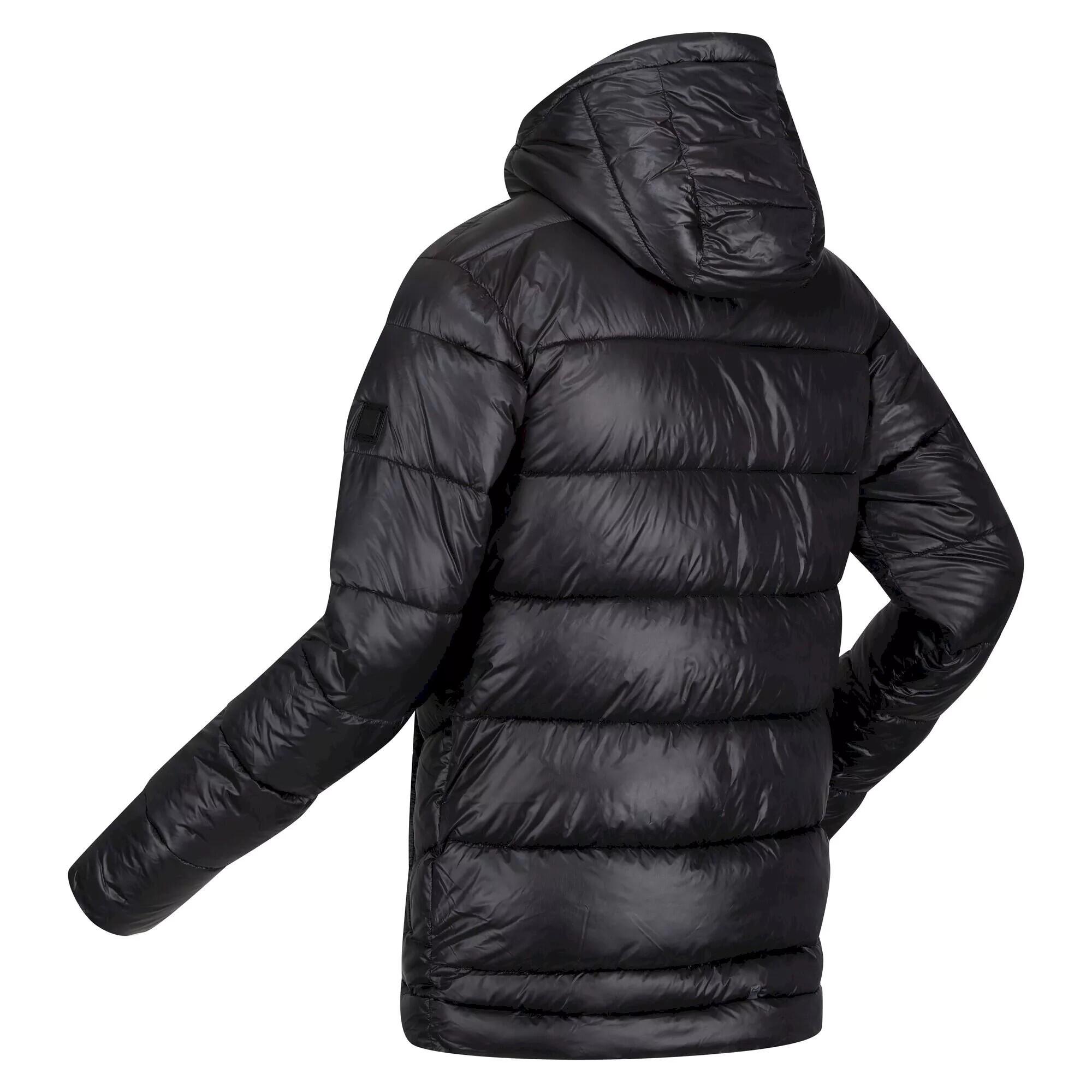 Mens Toploft II Hooded Padded Jacket (Black) 4/5