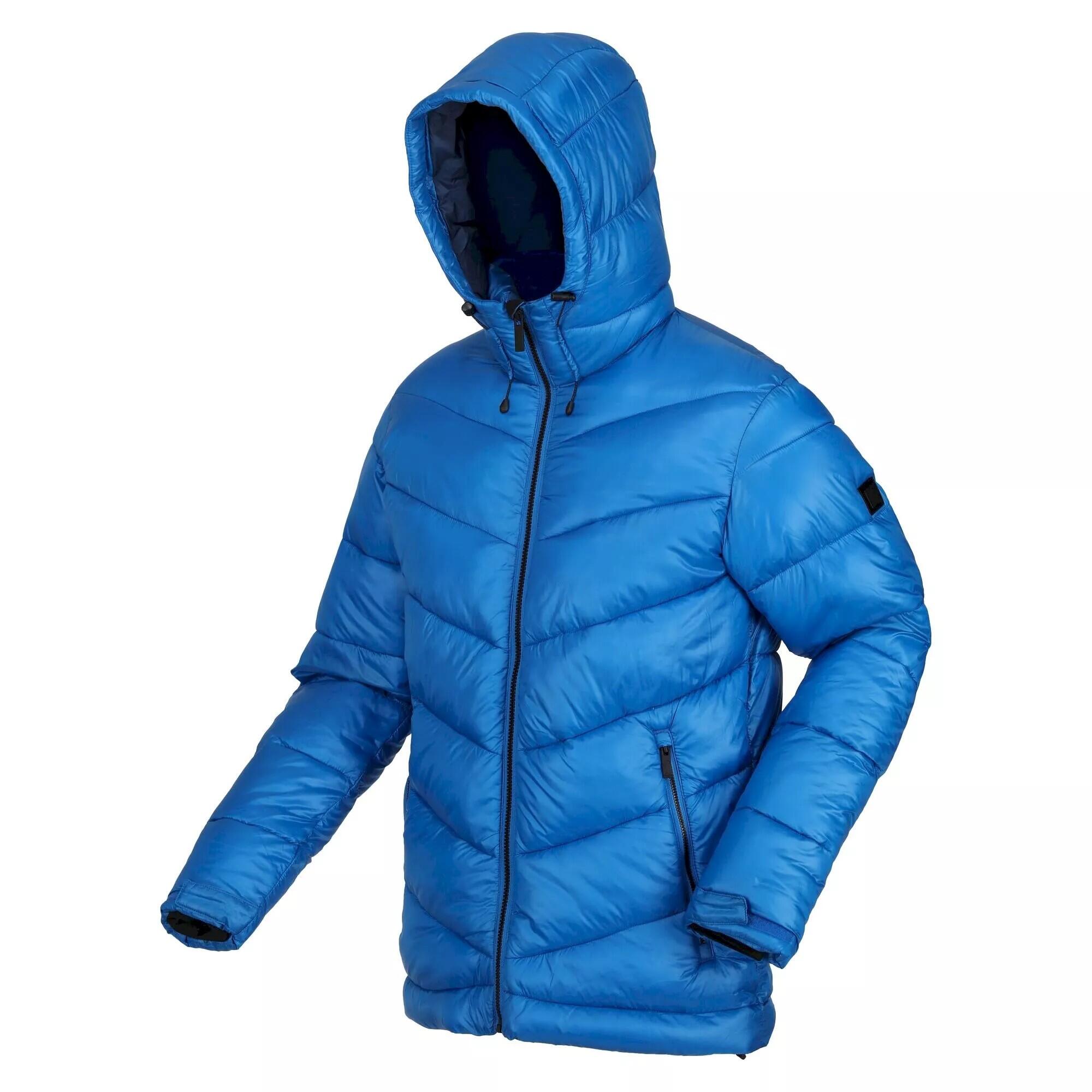 Mens Toploft II Hooded Padded Jacket (Skydiver Blue) 3/5