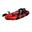 Kayak pesca Pantanos Ripper - Rojo  200x88cm
