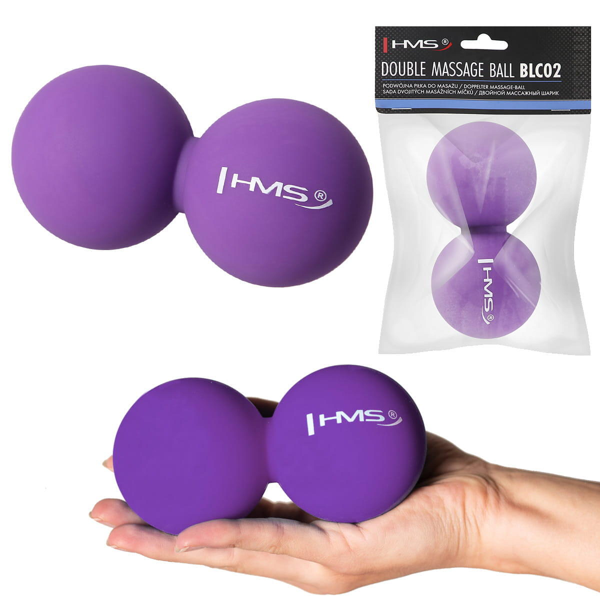 Lacrosse double balle de massage blc02 HMS 2/7