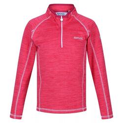 Kinderen/Kinderen Berley Half Zip Top met lange mouwen (Roze drankje)