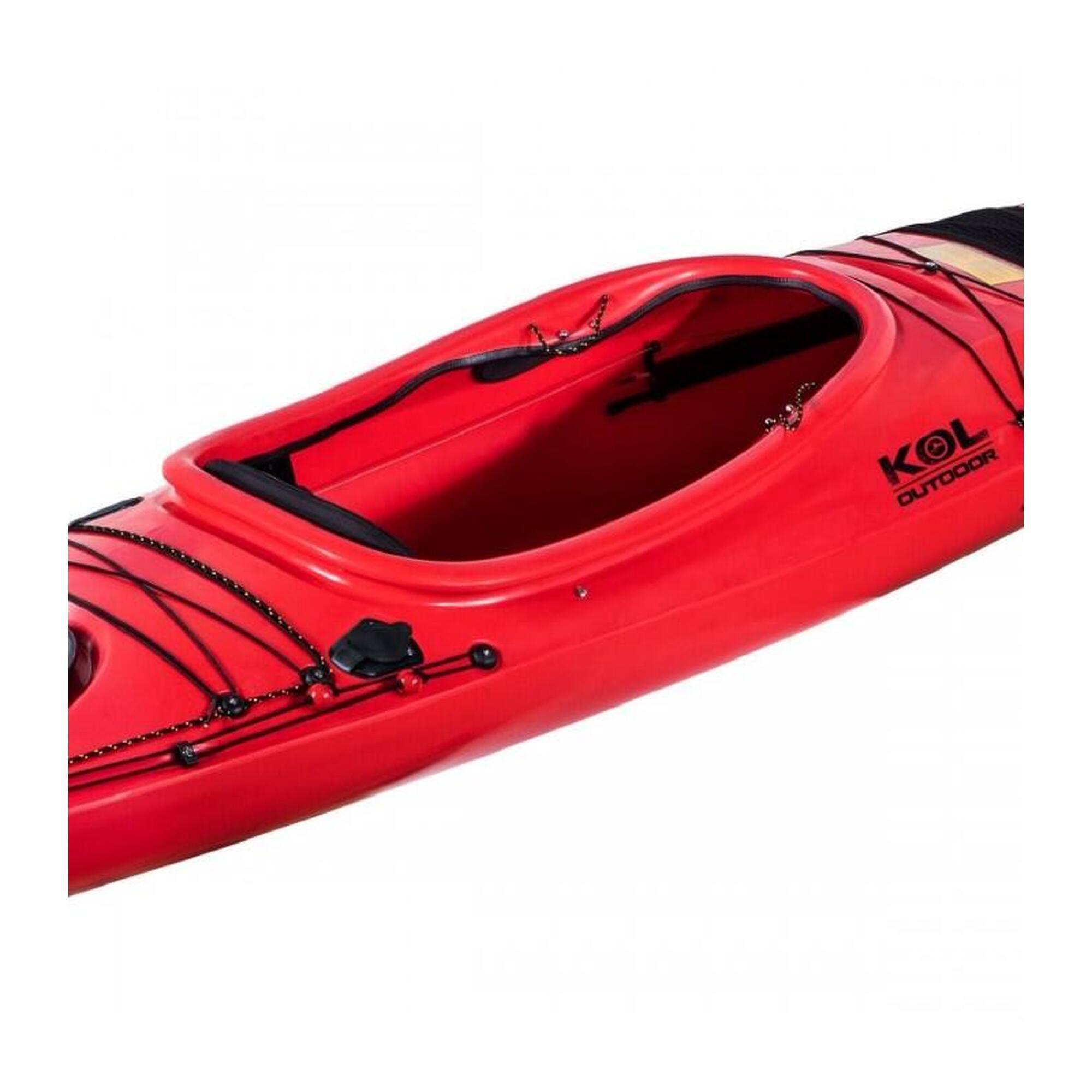 Kayak de mar y travesías Wind 420 - Rojo - 420 x 64 cm 5/5